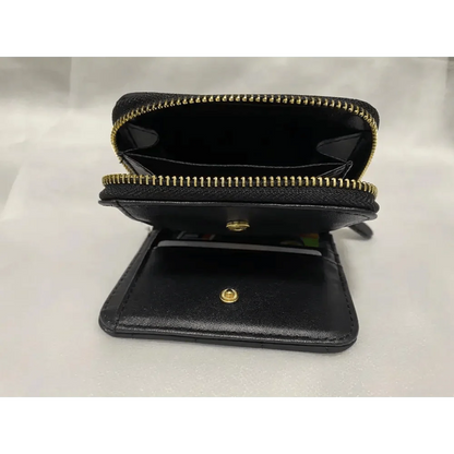 Modern PU Leather Card Holder Wallet Women Fashion Small Zipper Wallet Retro Mini Bags For Women