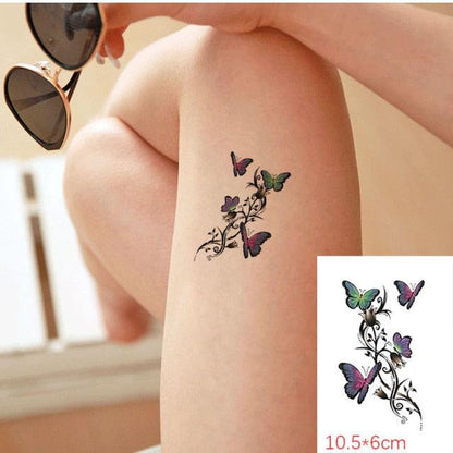 Modern Small Tattoo Sun Moon Heart Waterproof Temporary Tattoos High Quality Design For Womens