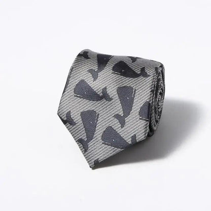 Modern Style Black Brown Wedding Neck Ties For Men Stylish Stripe Design Wedding And Casual Suit Neckties For Men