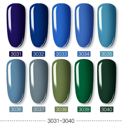 Modern Womens Glossy Colorful 8ml Nail Gel Polish Permanent UV LED  High Quality Crystal Effect Design