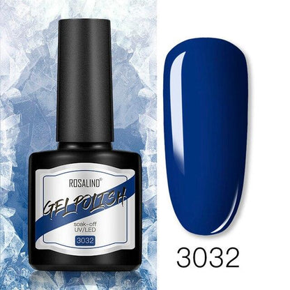 Modern Womens Glossy Colorful 8ml Nail Gel Polish Permanent UV LED  High Quality Crystal Effect Design
