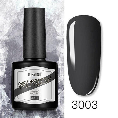 Modern Womens Glossy Colorful 8ml Nail Gel Polish Permanent UV LED  High Quality Crystal Effect Design