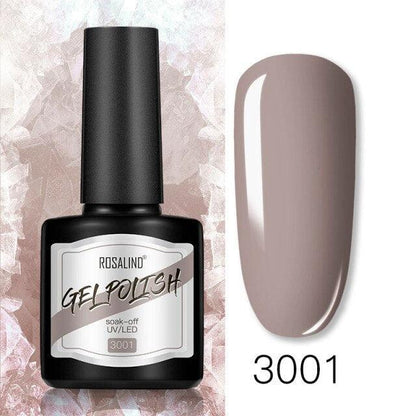 Modern Womens Glossy Colorful 8ml Nail Gel Polish Permanent UV LED  High Quality Crystal Effect Design