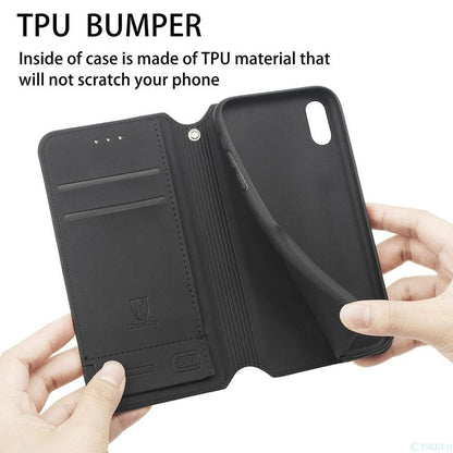 Multicolored Phone Case For iPhone 13 12 11 Pro Mini Cover Wallet Card Slot Flip Magnetic Leather PU Leather Flip Wallet Cover with Card Slots Case Cover