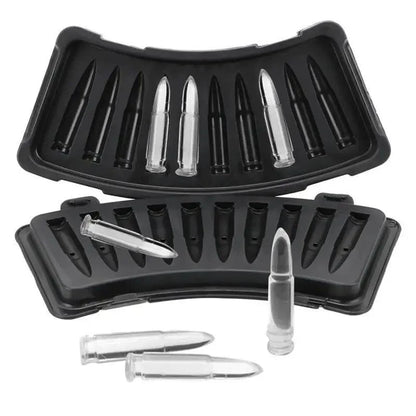 Multifunctional Ice Cube Maker Creative Silica Gel Gun Bullet Skull Shape Tray Mold Home Bar Party Cool Whiskey Wine Ice Cream Bar Tool