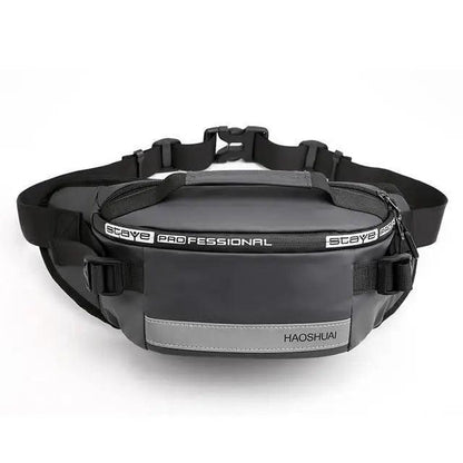 Multifunctional Outdoor Anti-Theft Waist Bag Men Fashionable Waterproof Fanny Pack Adjustable Belt Travel Bag
