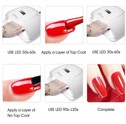 Nail Gel Polish UV Gel Varnish Manicure Design Elegant Glossy Colorful Fashion Style For Womens Fashion Nail Gel
