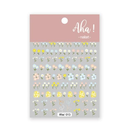 Nail Glue Stickers Stars Moon Cartoon Rabbit Panda Flower Nail Decoration Decals Nail Sticker Nail Art Decorations Design Decoration Acrylic Nail Supplies Designer Nail Decorations for Women Girls Kids 3D Nail Art Stickers Decals