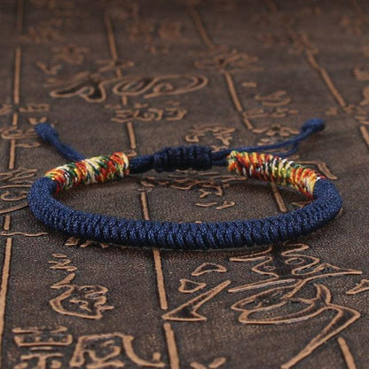 National Style Lucky Red String Bracelet Handmade Braided Knot Charm Bracelets For Women Men Red Bracelet Protection Red Cord Bracelet Adjustable Braided Knot Bracelet
