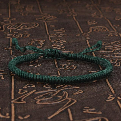 National Style Lucky Red String Bracelet Handmade Braided Knot Charm Bracelets For Women Men Red Bracelet Protection Red Cord Bracelet Adjustable Braided Knot Bracelet