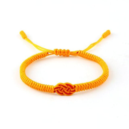 National Style Lucky Red String Bracelet Handmade Braided Knot Charm Bracelets For Women Men Red Bracelet Protection Red Cord Bracelet Adjustable Braided Knot Bracelet
