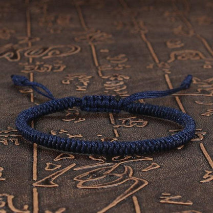 National Style Lucky Red String Bracelet Handmade Braided Knot Charm Bracelets For Women Men Red Bracelet Protection Red Cord Bracelet Adjustable Braided Knot Bracelet