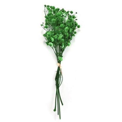 Natural Gypsophila Dried Flowers Mini Babysbreath Flower Preserve Floral  Decor Bouquet Wedding Party Home Backdrop Decor 12cm