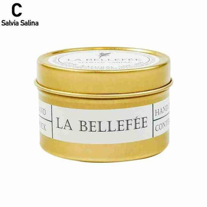 Natural Soy Wax Scented Tin Candle Aromatherapy Candles Scented Candles Gift Set for Women Soy Candle Portable Travel Tin Candles For Stress Relief Wedding Gift Festival Party Home Decoration Scented Soy Candles