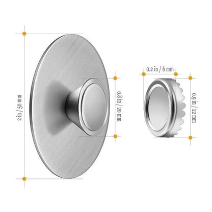New 1PC Magnetic Soap Holder Tool Free Rustproof Sponge Holder Dish Holder Soap Dish For Bathroom Lavatory Home Soap Dish Suction Strongly Magnetic soap Holder Rustproof Stainless Soap Holder for Bathroom and Kitchen