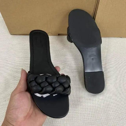 New 2021 Summer Sandals Flat Bottom Fashion Women Slides Sandals slipper -  Outdoor designer shoes for women