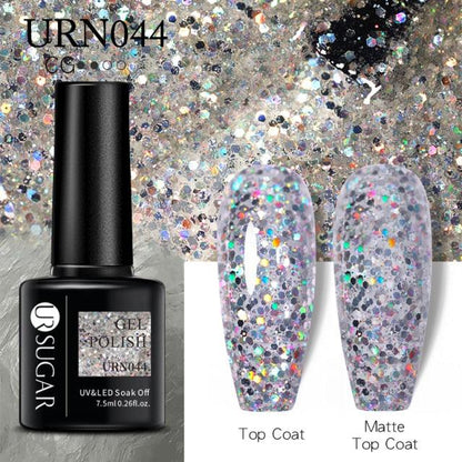 New 2022 Pink Blue Gel Nail Polish UV Color Changing Elegant Luxury Glossy Nail Design For Womens