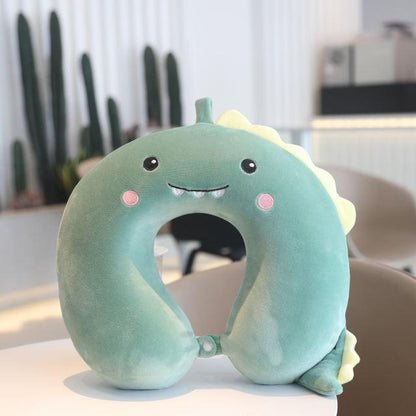 New Animal Memory Cotton U-shaped Pillow Car Neck Pillow Noon Rest Pillow Plane Travel PillowKids Neck  Travel Pillows Cute U-Shaped Animal Pillow for Cars Planes Boys Girls Child Gift Ideas