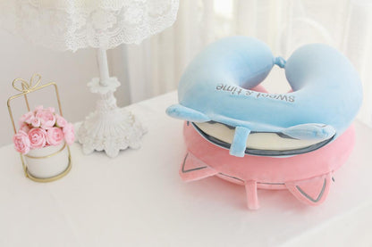 New Animal Memory Cotton U-shaped Pillow Car Neck Pillow Noon Rest Pillow Plane Travel PillowKids Neck  Travel Pillows Cute U-Shaped Animal Pillow for Cars Planes Boys Girls Child Gift Ideas