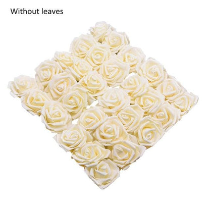 New Artificial 10/20/30 Heads 8cm PE Foam Rose Flowers Bride Bouquet Flower For Wedding Party Decorative Scrapbooking Flower Silk Roses for Wedding Centerpieces Bridal Show Bouquets Party Home Flowers Decoration