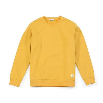 New Autumn  Winter Sweatshirt Men Casual Minimalist Sweatshirt O-Neck For Men Solid Color Ladies Long Sleeve Casual Pullover Clothes Sweatshirt