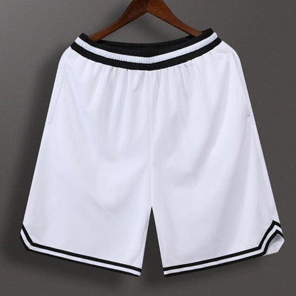 New Basketball Shorts Patchwork Solid Loose Beach Outdoor Sports Fitness Exercise Bottoms Jogging Hiking Running Sweatpants Men's Shorts Gym Men Running Sport Fitness Mens Basketball Jogging Quick Dry Short Pants