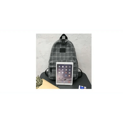 New Casual School Bag For Women And Girls Stylish Backpack Striped Book Packbags for Teenage