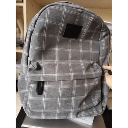 New Casual School Bag For Women And Girls Stylish Backpack Striped Book Packbags for Teenage
