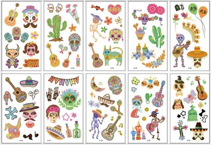 New Children's Sticker Animals Pattern Tattoo Bear Lion Rainbow Luxury Colorful Children Sets