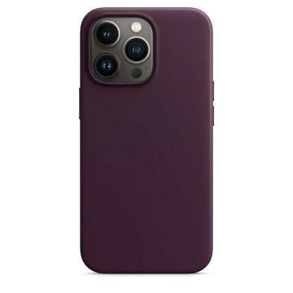 New Colorful Leather For iPhone 14 13 Pro Max Mini Magnet Case Cover Wireless Charging Drop Protect Covers Shockproof Slim Back Cover Leather Case For iPhone Slim and Aesthetic iPhone 14 case