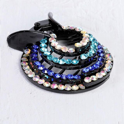 New Crystal Bird Nest Ponytail Holder Fair Crab Claw Clip Hairpin Rhinestone for Women Girls Accessories Barrettes Headwear Gorgeous Hair Accessories For Women