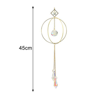 New Crystal Guardian Angel Wing Sun Catcher Angel Crystal Prism Pendant Sun Catcher Windows Outdoor Garden Hanging Decor Gifts Rainbow Collection With Crystal Wind Chimes For Home Garden Hanging Decoration