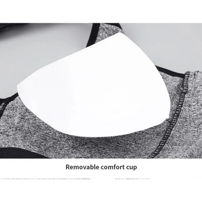 New Dazzling Sports Bra Crop Top Fitness Women Sportswear Feminine Workout Top Bras For Gym Female Underwear Running Push up Yoga Top