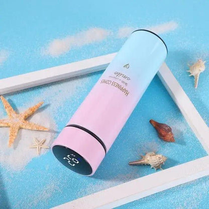 500ML Smart Thermos Water Bottle Led Digital Temperature Display Stainless Steel Coffee Thermal Mugs Intelligent Insulation Cups