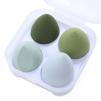 New Different Sizes Makeup Sponge Cosmetic Puff Sponge Powder Blush Beauty Tools With Storage Box Luxury Soft Design For Womens