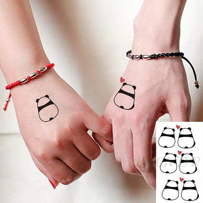 New Different Waterproof Temporary Tattoo Cute Fox Dog Luxury Animal Stickers Tattoo Colorful Modern Design For Adults Kids