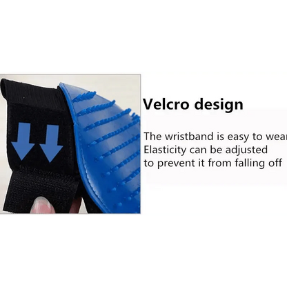 New Efficient Pet Grooming Cleaning Gentle Brush Gloves Pet Hair Remover Gloves