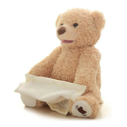 New Elegance 33cm Bear Plush Toys Play  Lovely Stuffed Animals Electric Music Bear Toys For Girls Cute Kids Christmas Birthday Gift