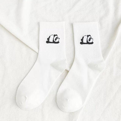 New Elegant Fruit Printed Breathable Cotton Socks Happy Funny Unisex Socks Candy Colors Harajuku Casual Cotton Crew Socks For Men And Women