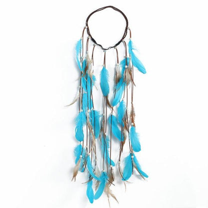 New Fashion Feather Rope Crown Hair Band Boho White Elastic Festival Headband for Women Fashion Female Gorgeous Hair Accessories For Women