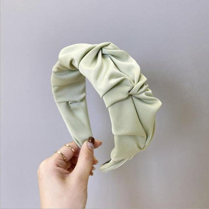 Women Hair Accessories Wide Side Flower Hairband Casual Soft Hair Hoop Quality Headband Gorgeous Hair Accessories For Women
