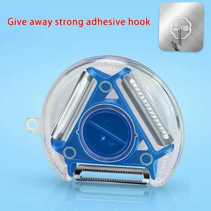 New Incredible Magic Trio Peeler Set Slicer Stainless Steel Peeler Shredder Cutter Multi Peel Blade Kitchen Tool