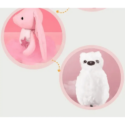 New Incredible Stuffed Toys Soft Animal Rabitt Kids Toy Soothe Appease Towel Saliva Plush Toy for Sleep Pacify Toy Infants Newborn Doll Baby Toys 0 12 Months