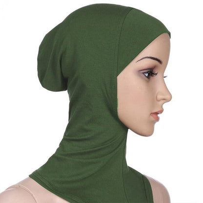 New Luxury Fashion Winter Soft Colorful Inner Hijab Cap Muslim Turban Hijab Caps Muslim Under Scarf  Women Lightweight Hijab Bonnet Muslim Women Elegant Scarf Turbans Head For Women Women's Hijabs Hijab Caps Hat For Women
