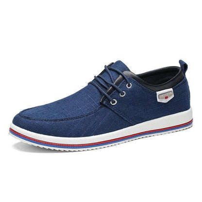 New Men's Flats High Quality Casual Shoes Handmade Shoes Casual Sports Flats Men Lightweight Comfortable Walking Shoes Outdoor Walking Sneakers For Mens