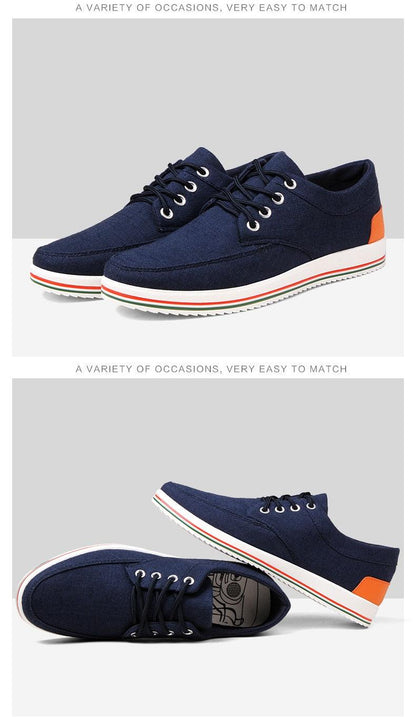 New Men's Flats High Quality Casual Shoes Handmade Shoes Casual Sports Flats Men Lightweight Comfortable Walking Shoes Outdoor Walking Sneakers For Mens