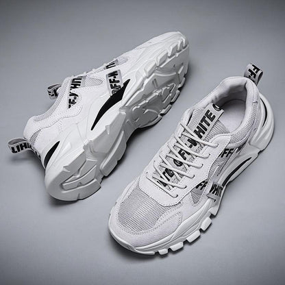 New Men's Spring Summer Breathable Casual Sports High Quality Sneaker Sport Walking Fashion Sneakers High Top Casual Shoes Athletic Walking Mesh Sneakers