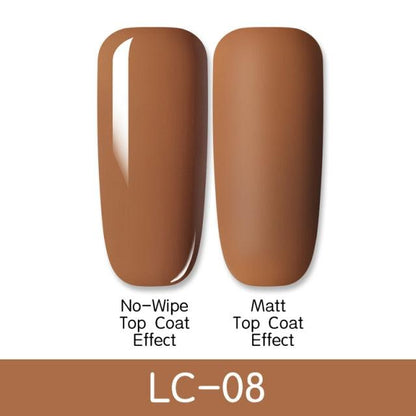 New Modern Fashion Colorful Matte Effect UV Gel Nail Polish Permanent Nail Painting Gel Luxury Matt Style For Women and Girls
