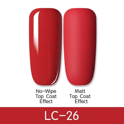 New Modern Fashion Colorful Matte Effect UV Gel Nail Polish Permanent Nail Painting Gel Luxury Matt Style For Women and Girls