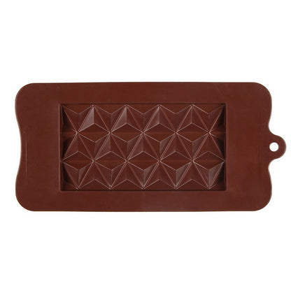New Non Stick Silicone Chocolate Mold Square Shape 3D Reusable Cake Tools Non-stick Jelly And Candy Kitchen Baking Accessories Silicone Mold For Candy Chocolate Cake Jelly And Pudding Set